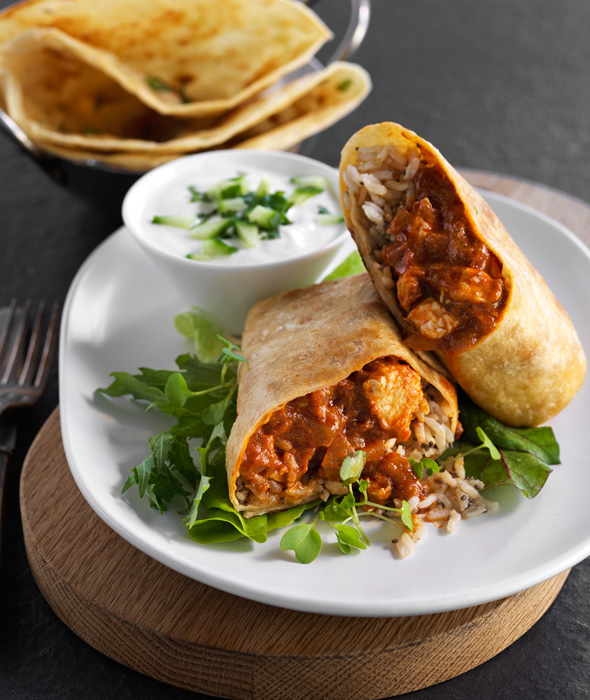 Butter Chicken Burrito Recipe