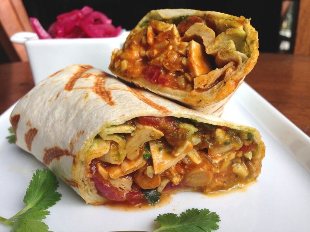 Butter Chicken Burrito Recipe