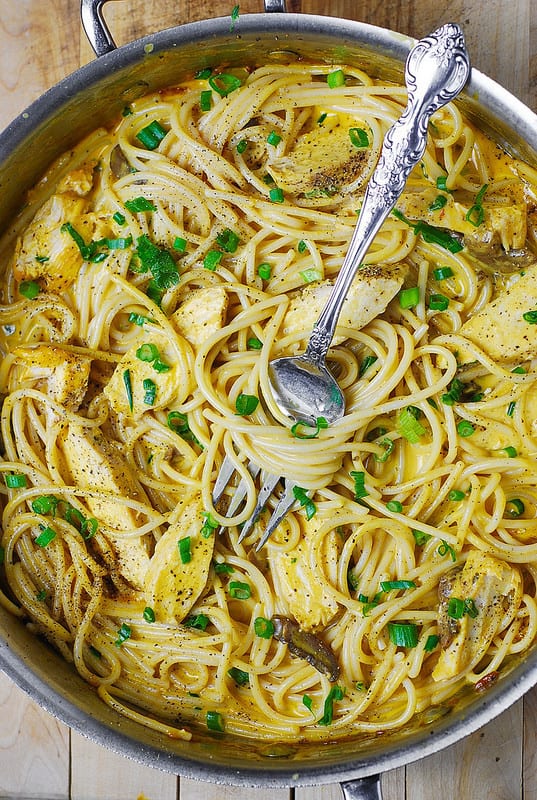 Golden Chicken Pasta Recipe