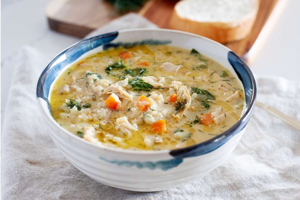 Taziki's Lemon Chicken Soup Recipe