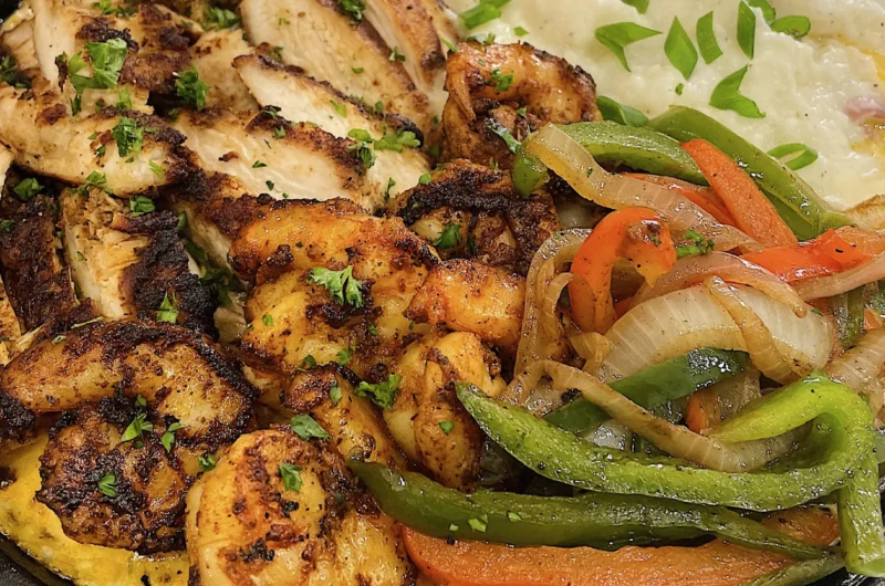 Sizzling Chicken And Shrimp Recipe