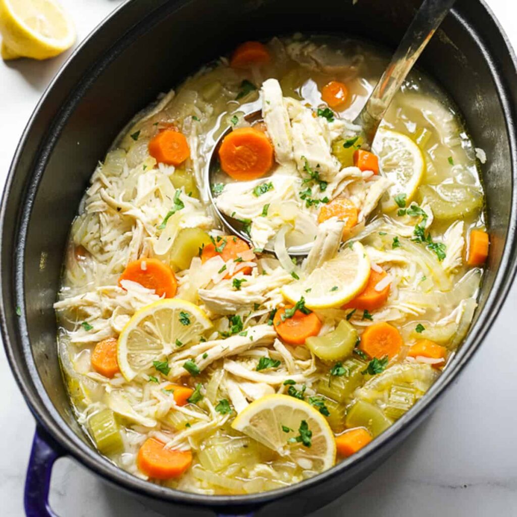 Tazikis Lemon Chicken Soup Recipe - noilucky.com