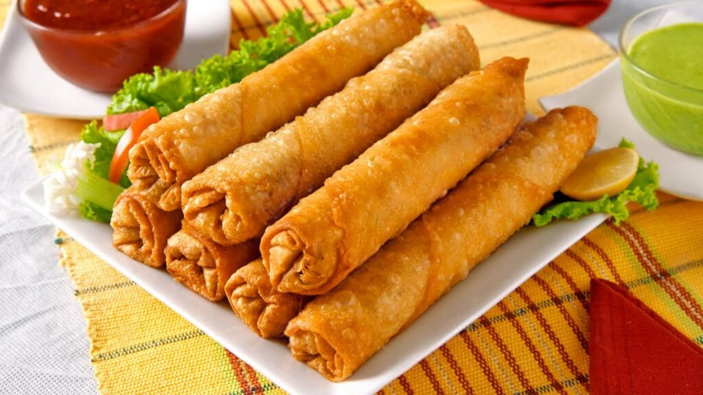 Golden Chicken Rolls Recipe