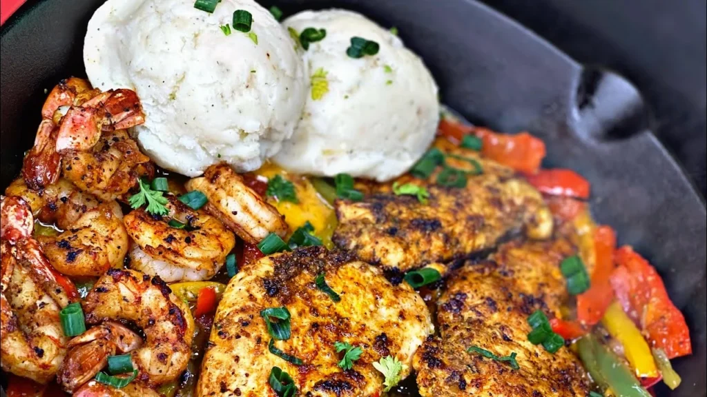 Sizzling Chicken And Shrimp Recipe