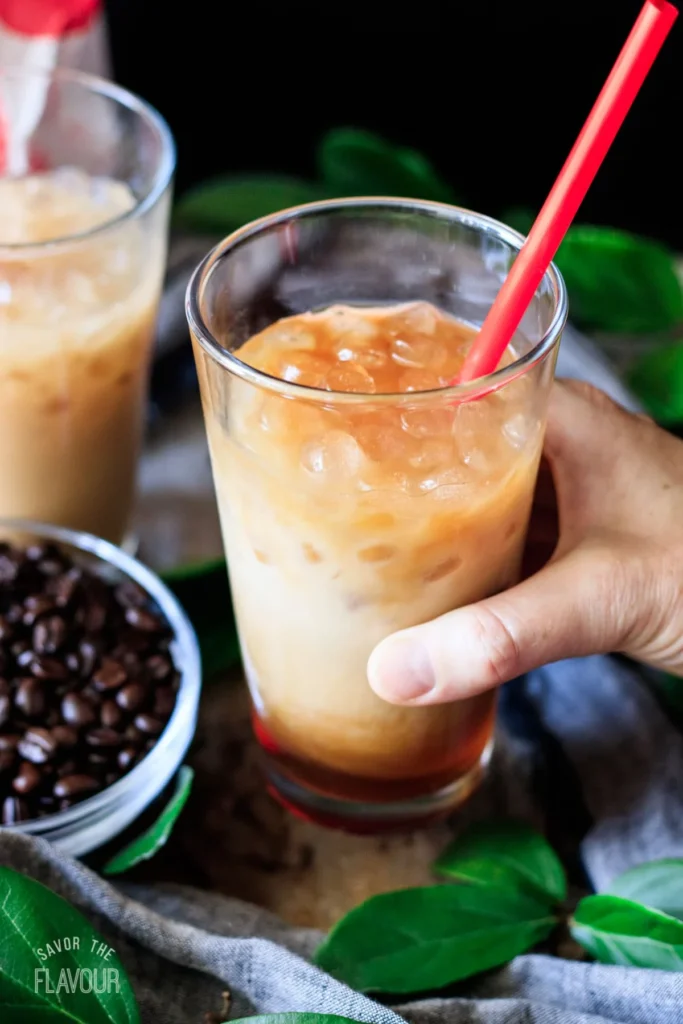 Vanilla Iced Coffee - The Cookin Chicks