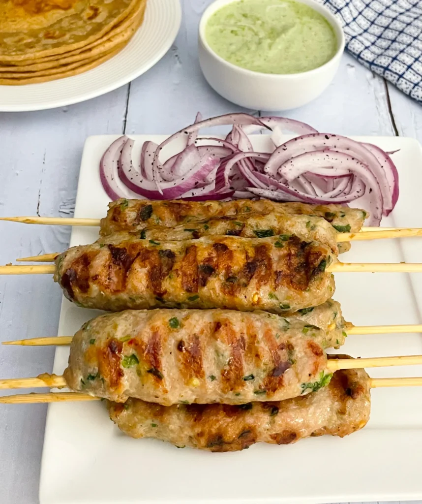 Chicken Seekh Kebab (Kabab) - Spice Cravings