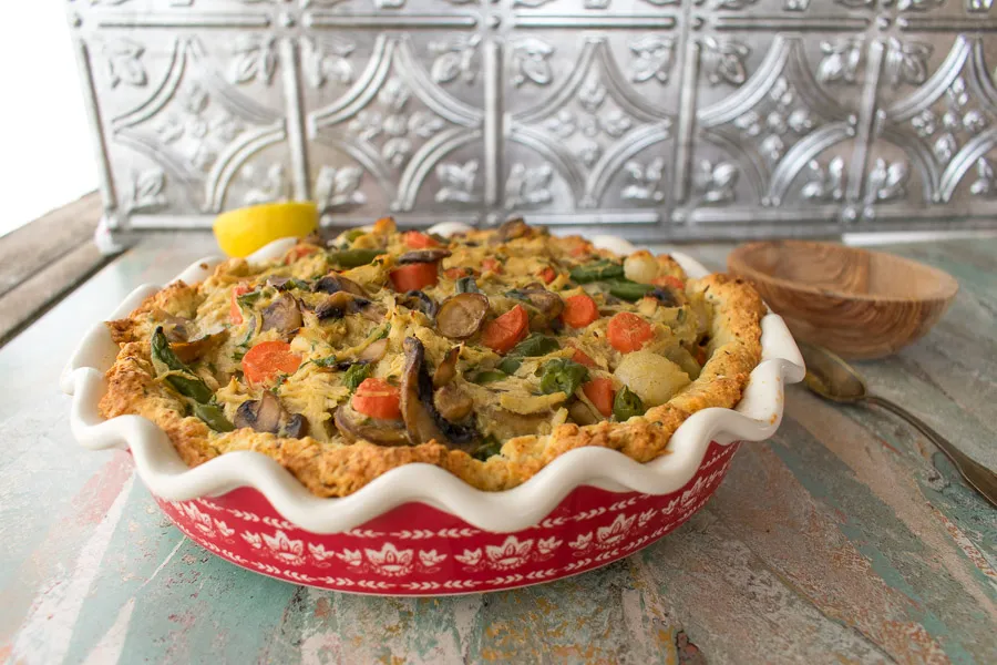 Open Faced Chicken Pot Pie Recipe