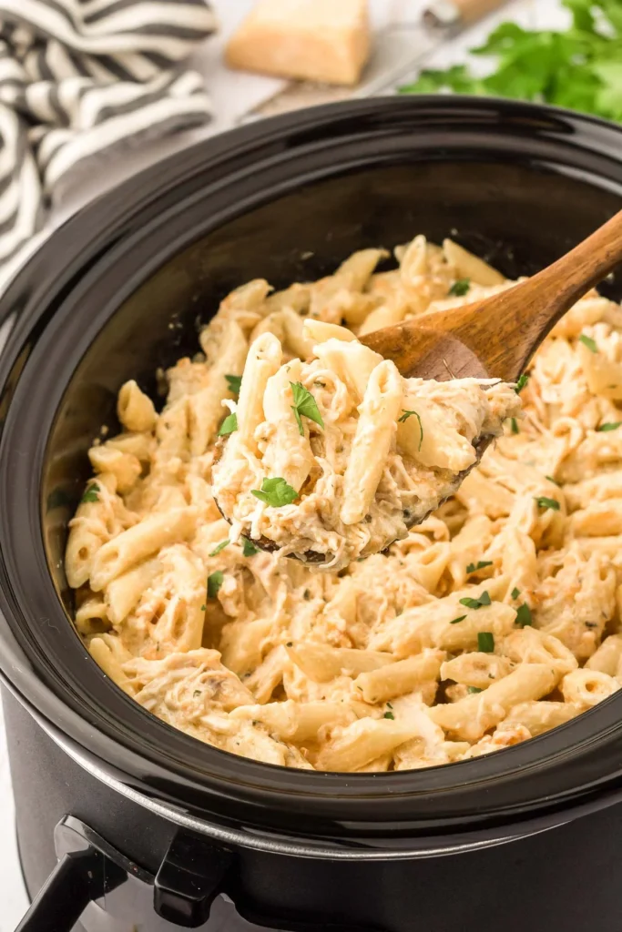 Chicken Crockpot Recipe With Parmesan Garlic Sauce