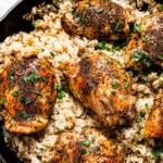 Cast Iron Skillet Chicken and Rice Recipes