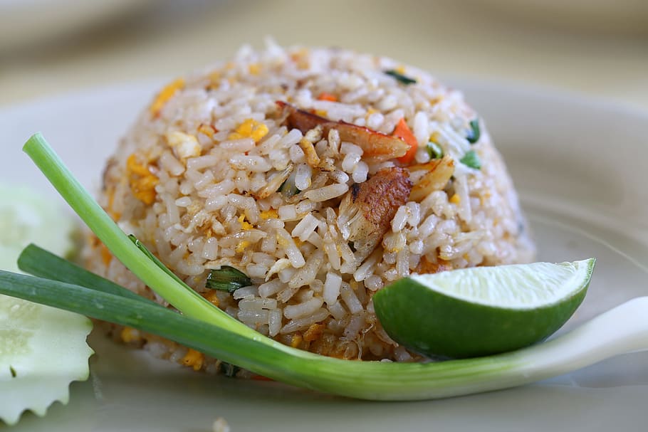fried rice thai food rice meal