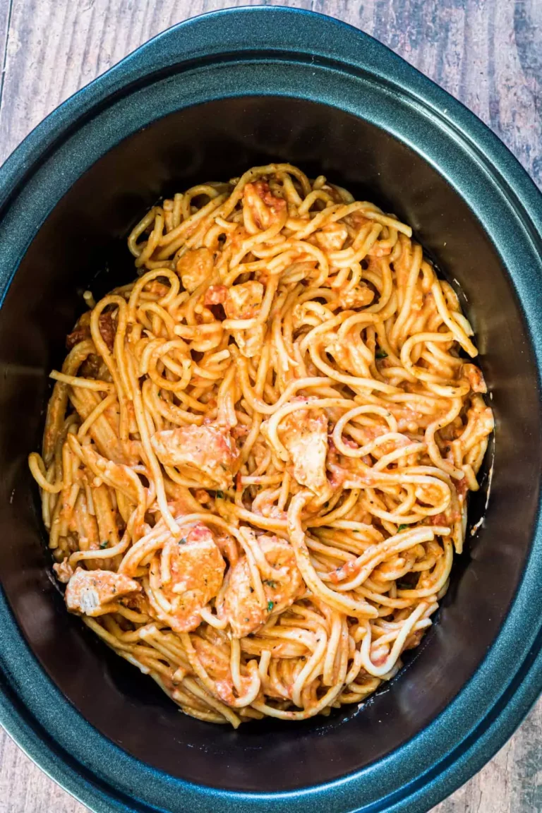 Crockpot Chicken Spaghetti Recipe