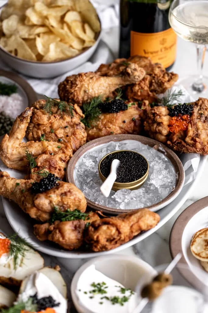 Elevating Chicken with Sturgeon Caviar