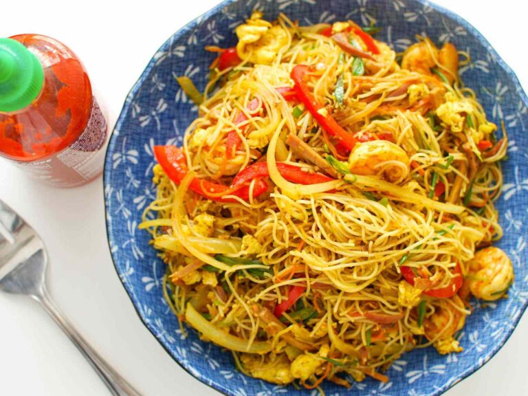 Singapore Noodles With Chicken Recipe