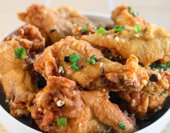 salt and pepper chicken wings recipe