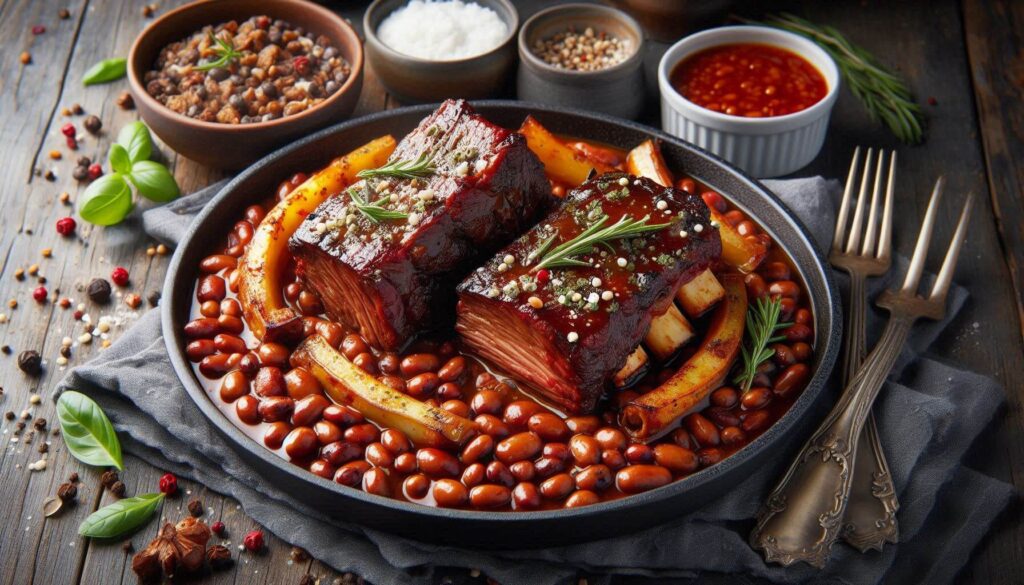 best beef short ribs and beans recipe