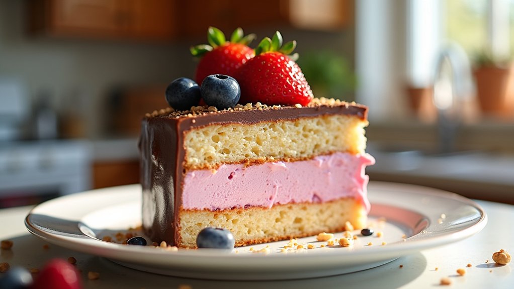 delicious ice cream dessert