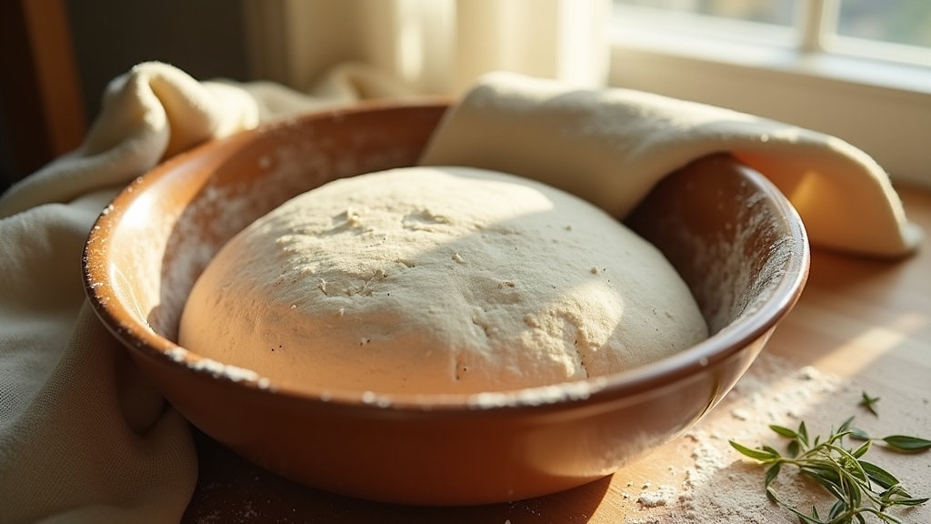 let dough rise briefly
