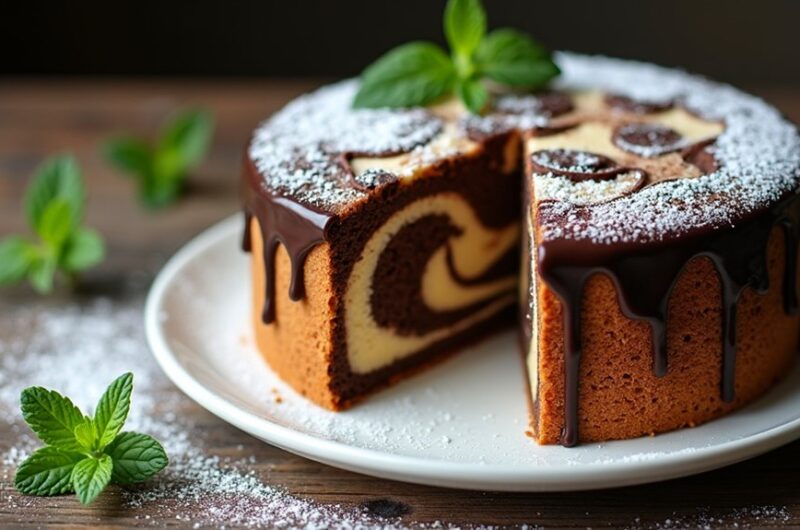 marble cake baking instructions