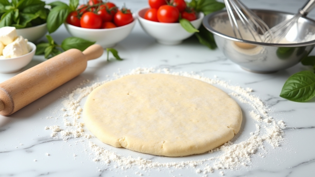 no yeast pizza dough preparation