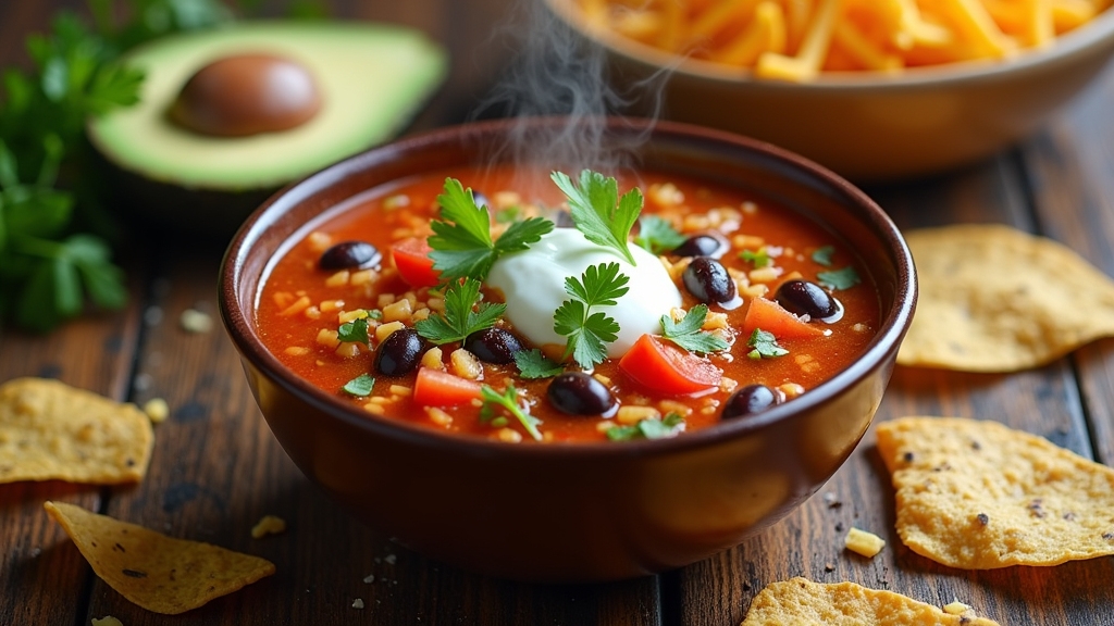 nourishing flavorful taco soup