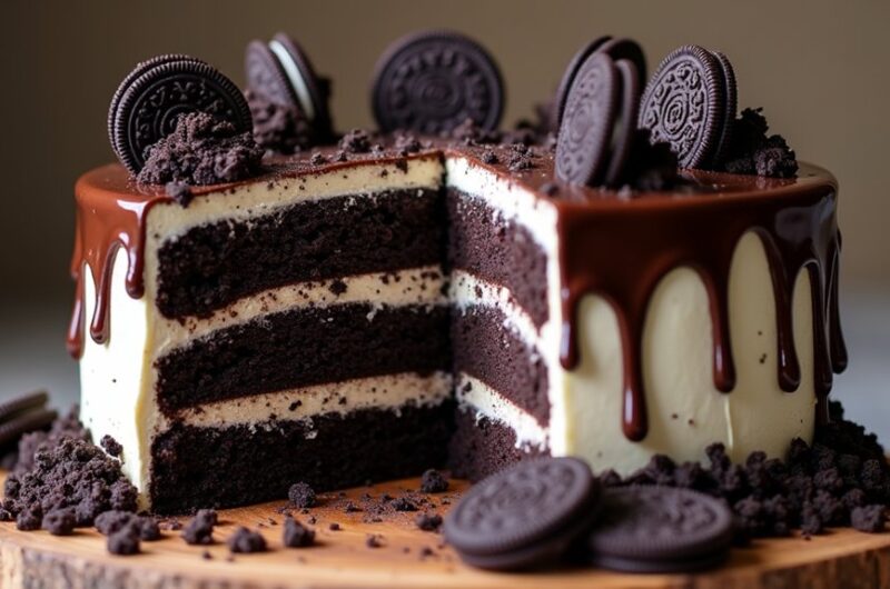 oreo cake baking instructions