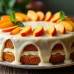 peach cake baking instructions