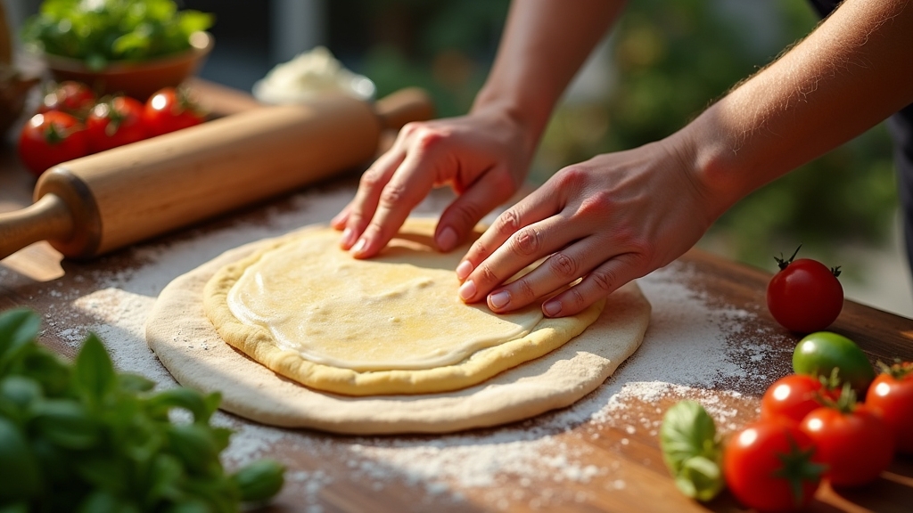 prepare knead rise shape