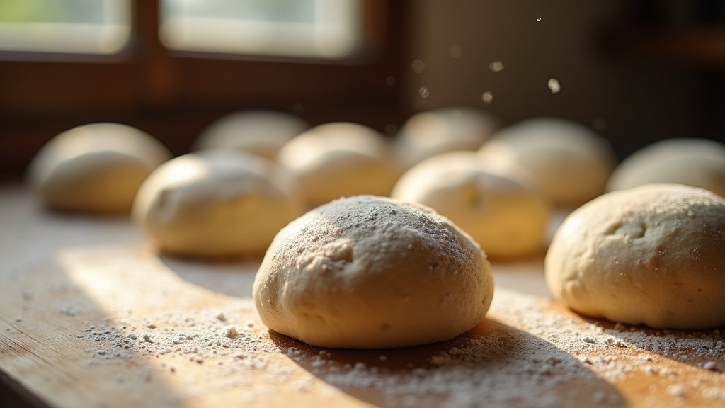 shape dough into balls