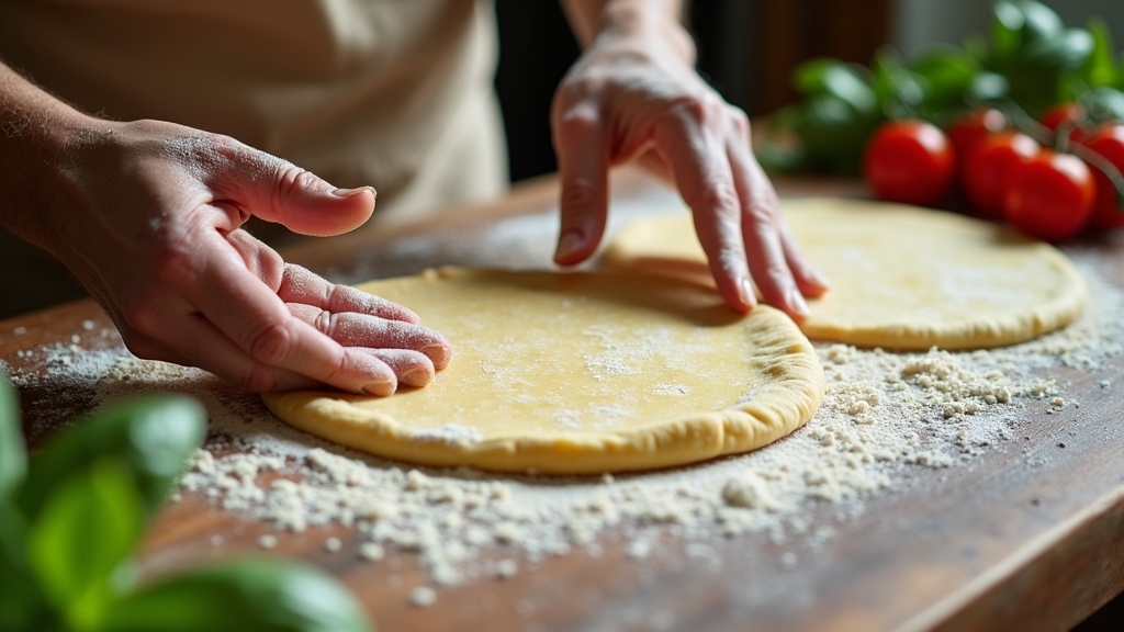 shape dough into rounds