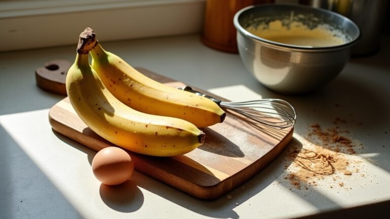 banana bread with bananas