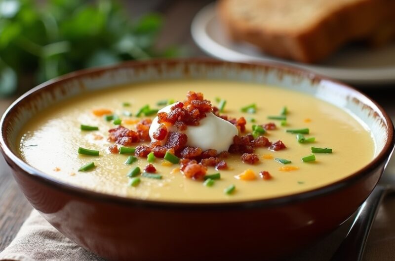 creamy loaded potato soup