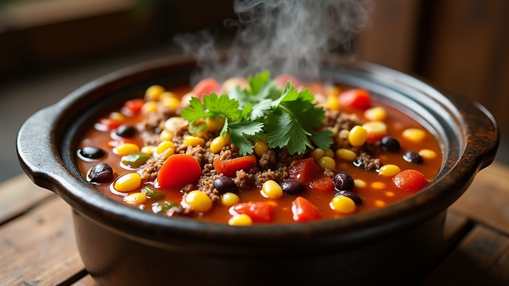 crockpot taco soup recipe