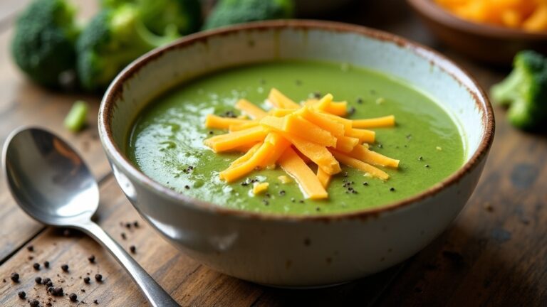 delicious broccoli cheddar soup
