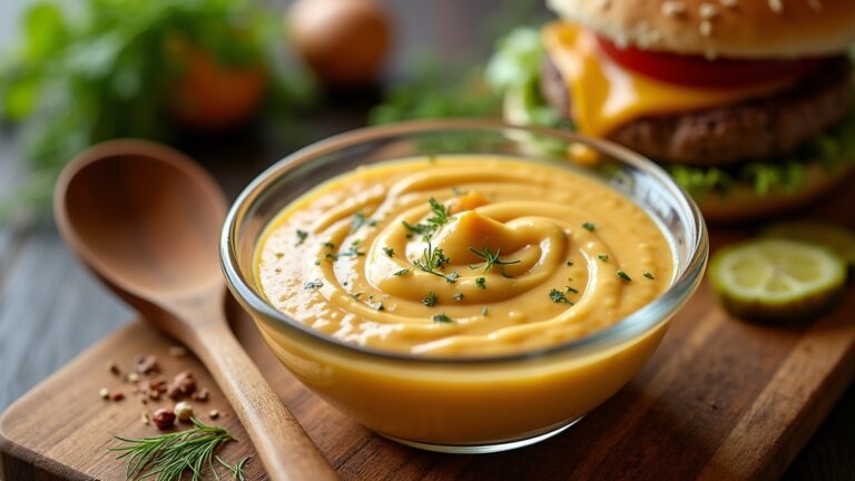 delicious homemade burger sauce