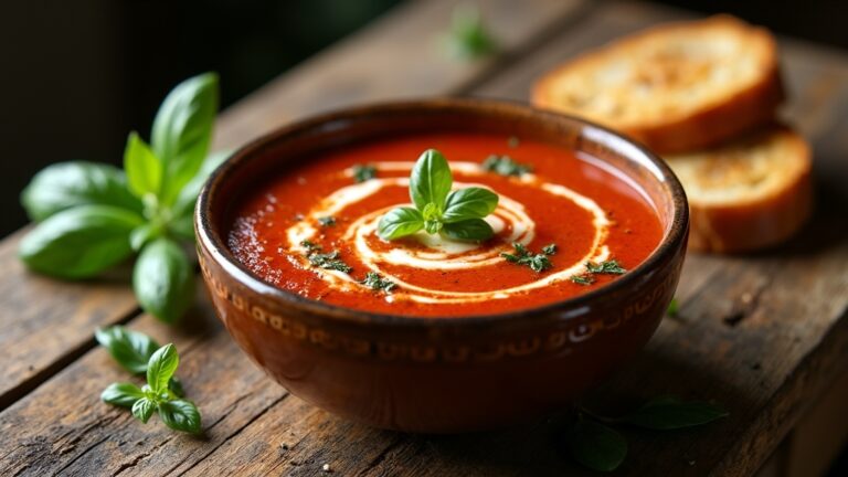 roasted tomato soup preparation