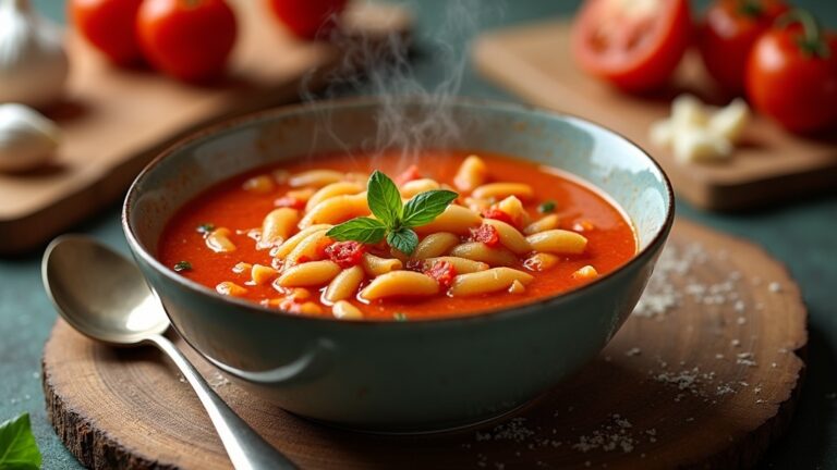 tomato macaroni soup recipe
