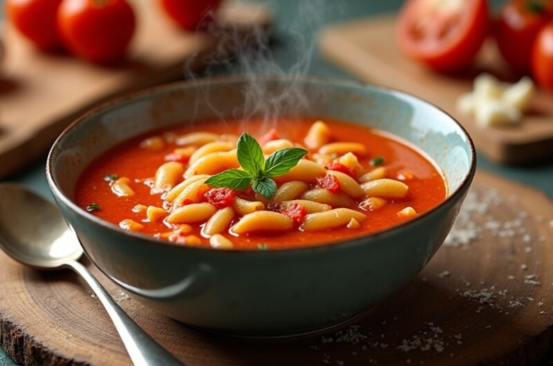 tomato macaroni soup recipe