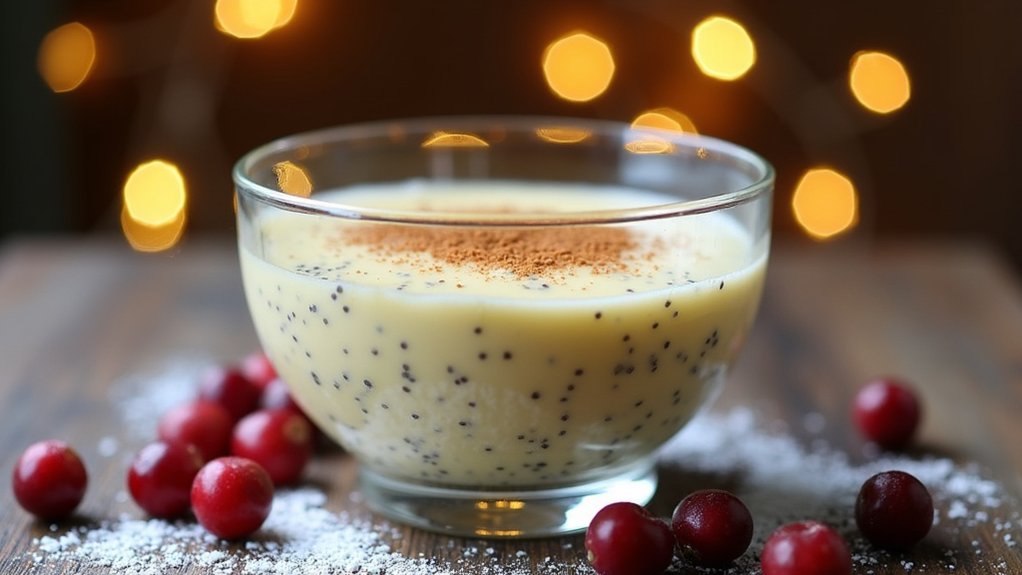 creamy holiday chia pudding