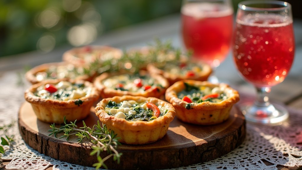 delicious customizable mini quiches