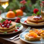 festive light christmas brunch