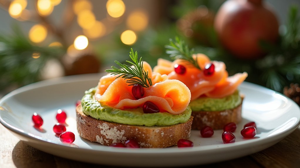 smoked salmon avocado toast
